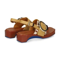 4CCCCEES Sandalias con plataforma de Mujer FOLLIN TORUS ZEBRA MIX