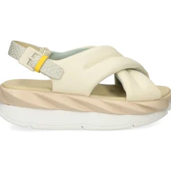 4CCCCEES Sandalias con plataforma de Mujer MELLOW MOA MARFIL