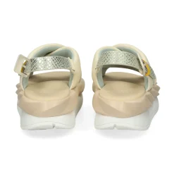 4CCCCEES Sandalias con plataforma de Mujer MELLOW MOA MARFIL