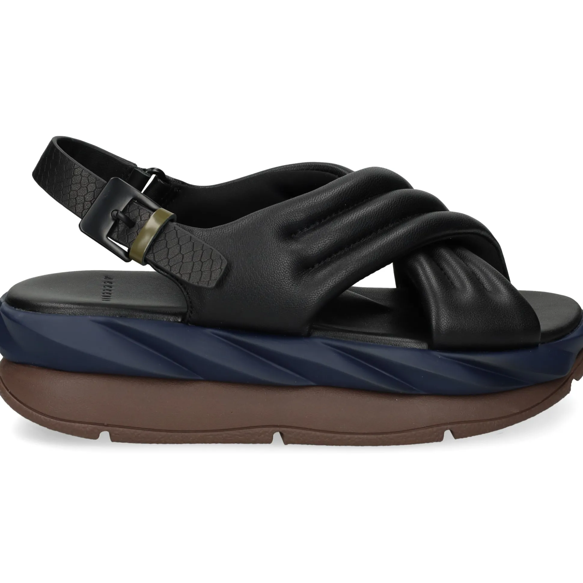 4CCCCEES Sandalias con plataforma de Mujer MELLOW MANA NEGRO