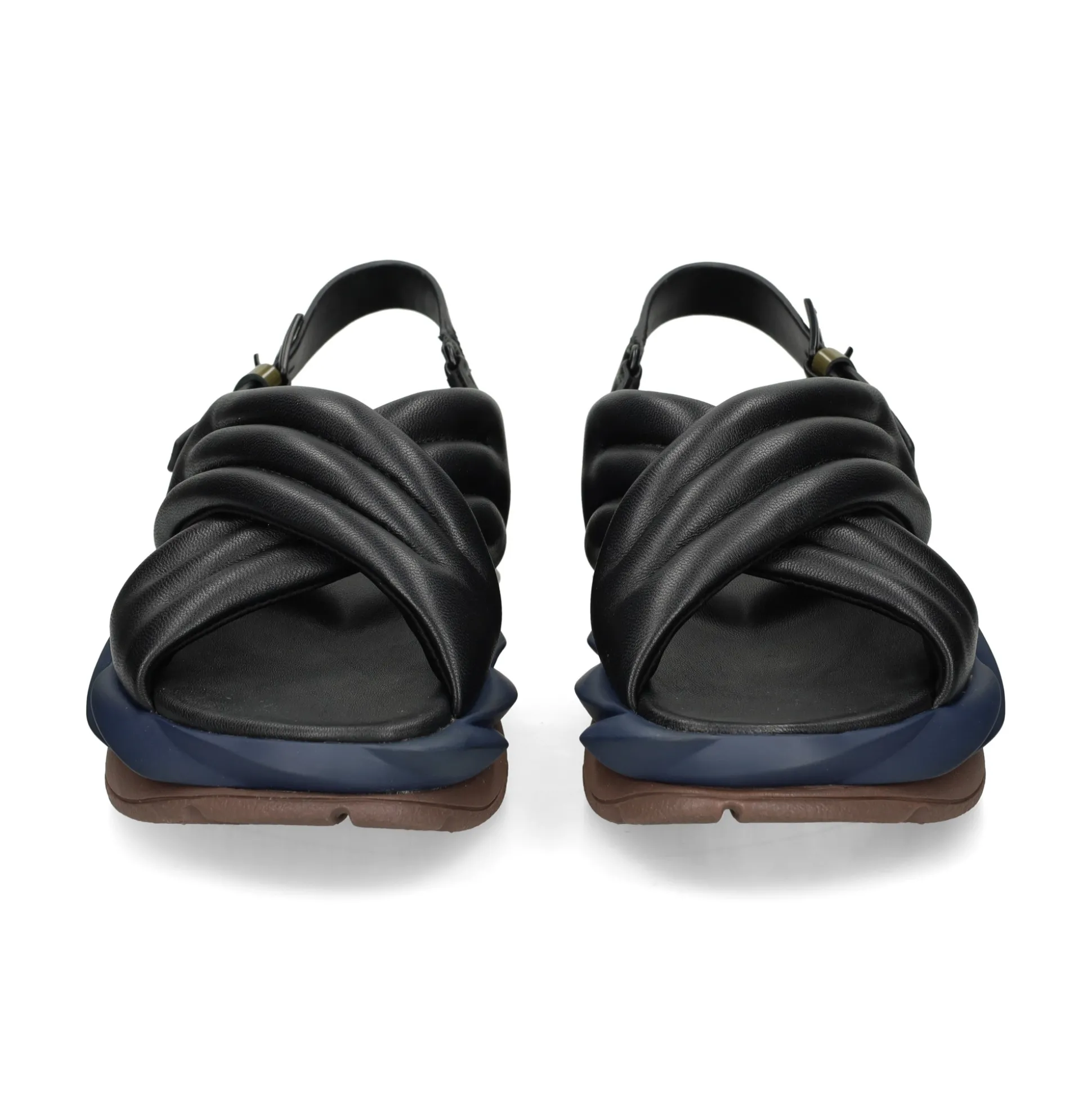 4CCCCEES Sandalias con plataforma de Mujer MELLOW MANA NEGRO