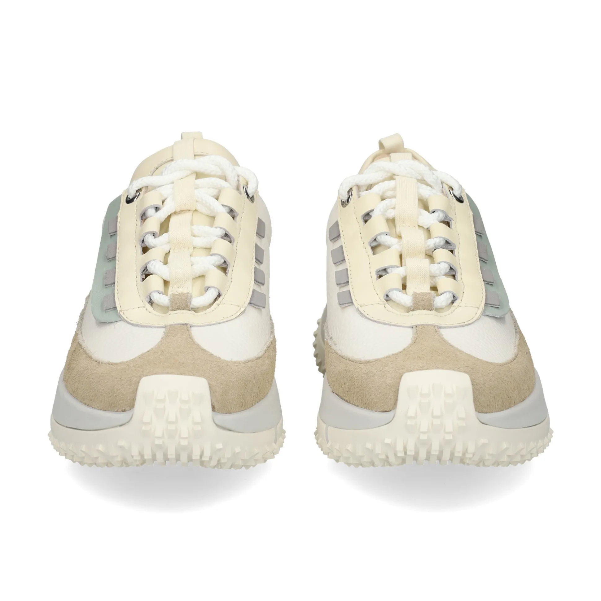 4CCCCEES Zapatillas de Mujer KAPOK PINTO BLANCO