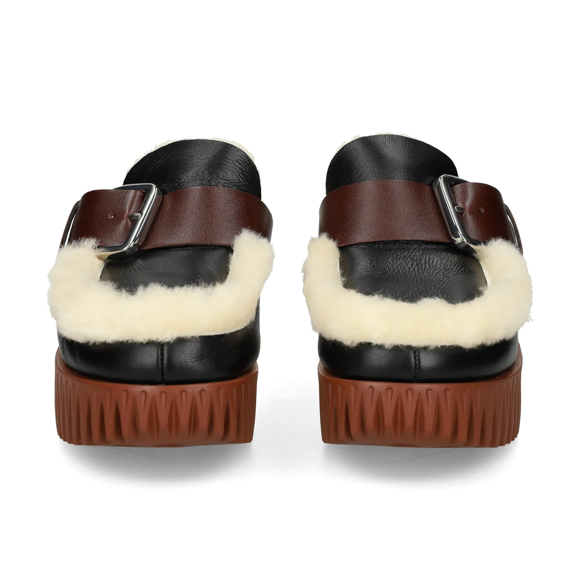 4CCCCEES Zuecos de Mujer PLIA AMBER OREO