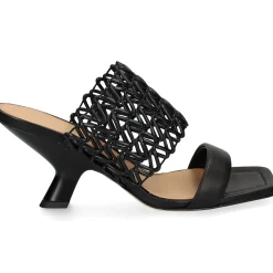 CHANTAL Sandalias con tacón de Mujer 2619 NEGRO