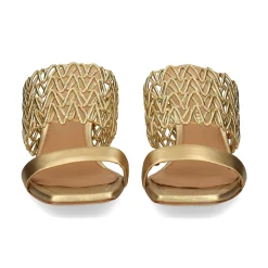 CHANTAL Sandalias con tacón de Mujer 2619 ORO