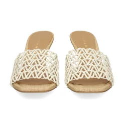 CHANTAL Sandalias con tacón de Mujer 2309 MILK