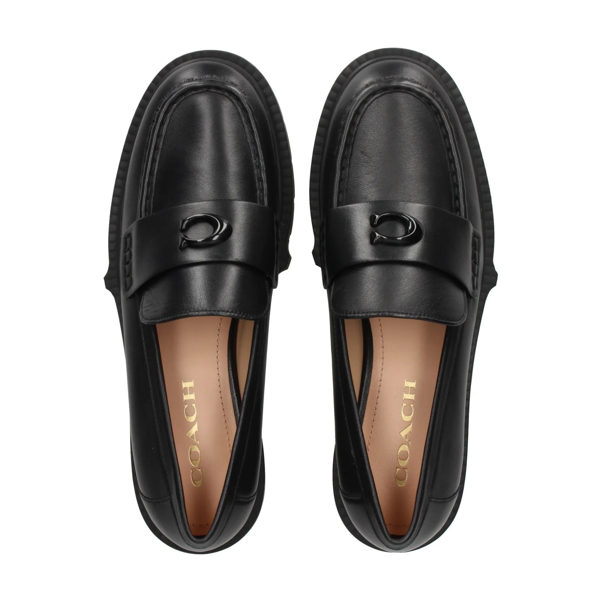 COACH Mocasines de Mujer CB990 NEGRO