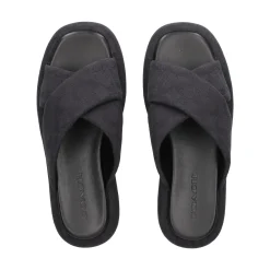 COACH Sandalias con plataforma de Mujer CAS84 NEGRO