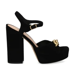 COACH Sandalias con plataforma de Mujer CK007 NEGRO