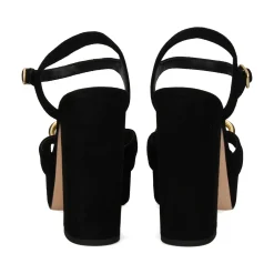 COACH Sandalias con plataforma de Mujer CK007 NEGRO