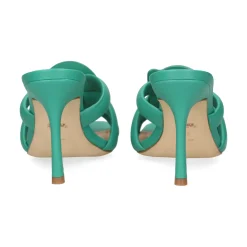 COACH Sandalias con tacón de Mujer C8985 bright green