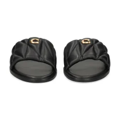COACH Sandalias planas de Mujer CCM04 NEGRO