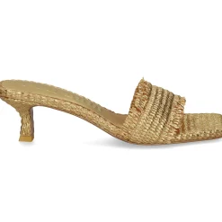 CULT GAIA Sandalias con tacón de Mujer SD3266RF2984 ORO