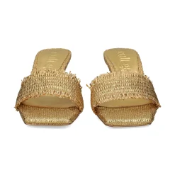 CULT GAIA Sandalias con tacón de Mujer SD3266RF2984 ORO
