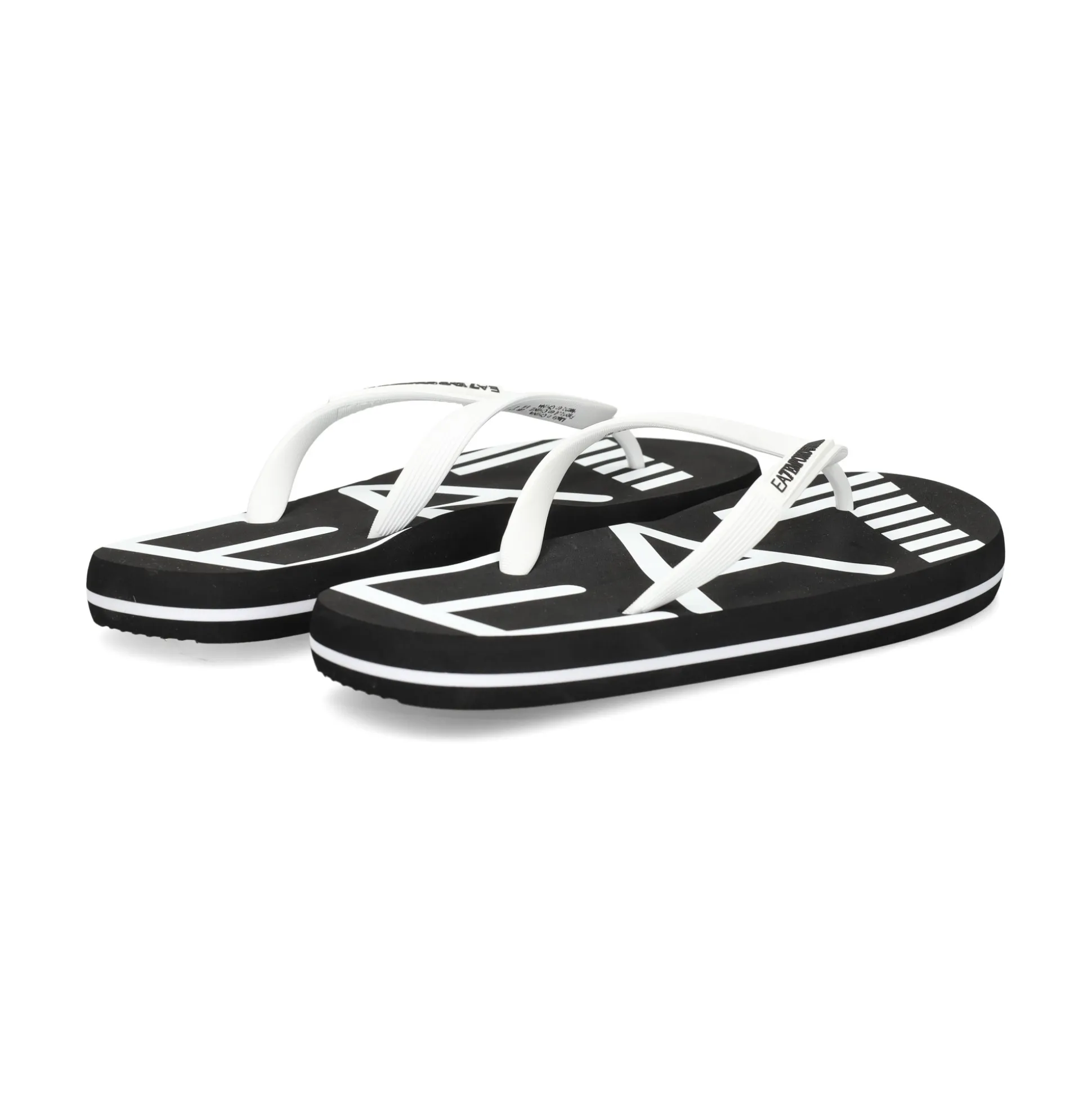 EA7 Chanclas de Hombre 7X000659 MC001 BLACK/WHI