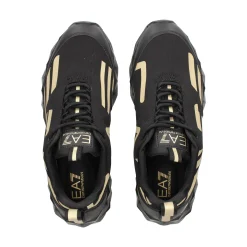 EA7 Zapatillas de Hombre X8X217 R969 BLACK/GOLD