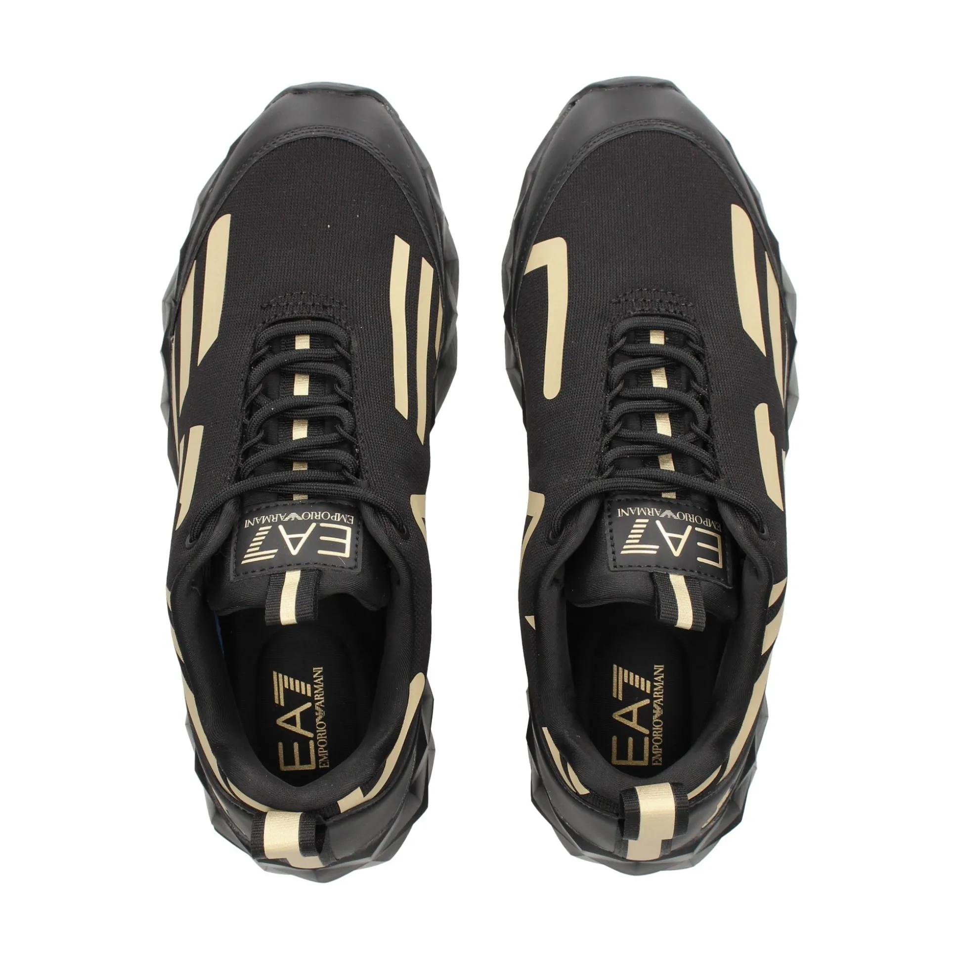 EA7 Zapatillas de Hombre X8X217 R969 BLACK/GOLD