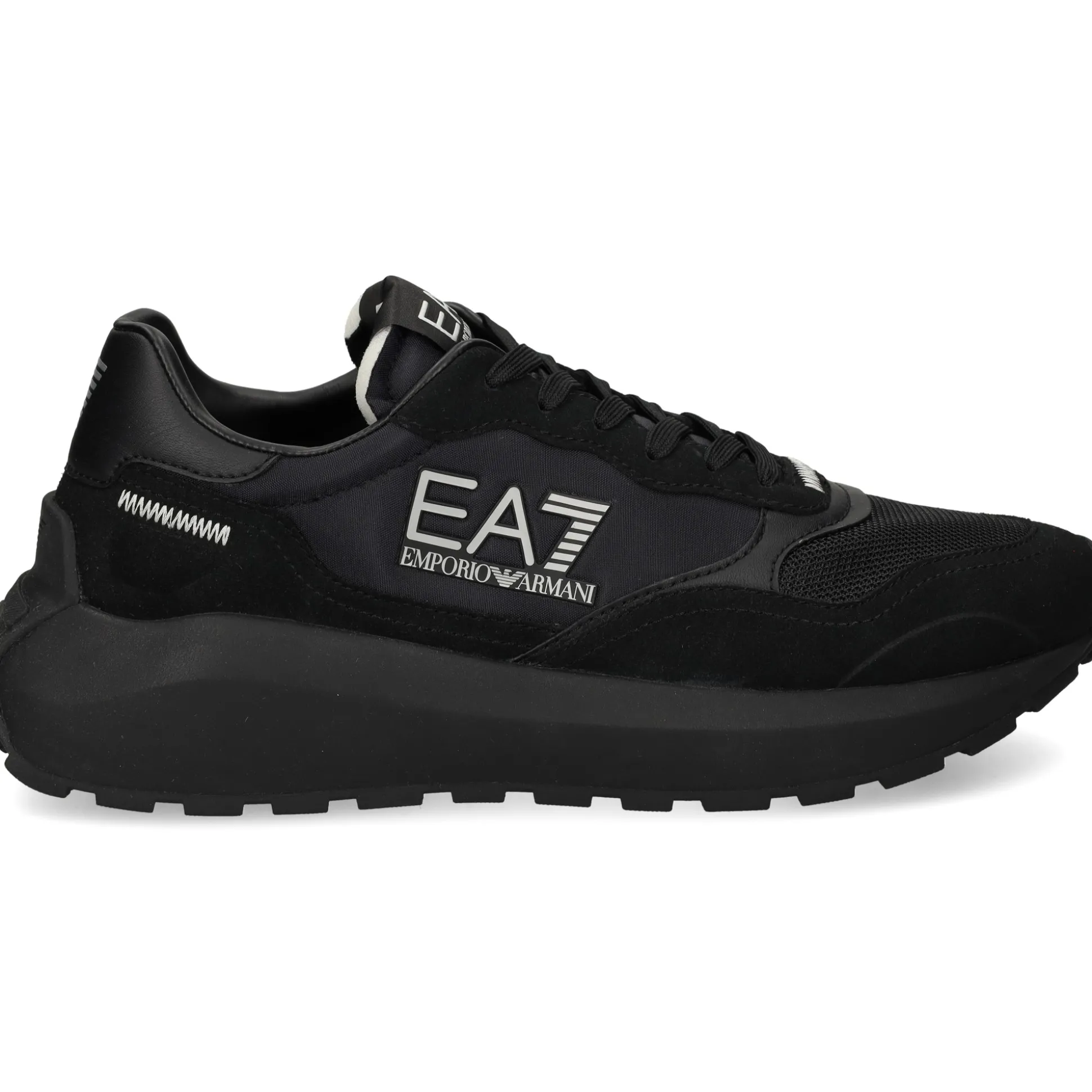 EA7 Zapatillas de Hombre 7X000341 MZ186 BLACK/SIL