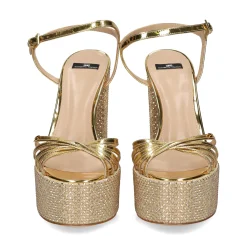 ELISABETTA FRANCHI Sandalias con plataforma de Mujer SA07L37E2 610 ORO