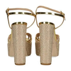 ELISABETTA FRANCHI Sandalias con plataforma de Mujer SA07L37E2 610 ORO