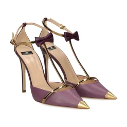 ELISABETTA FRANCHI Zapatos de tacón alto SA02L37E2 BR5 PRUGNA/CAND