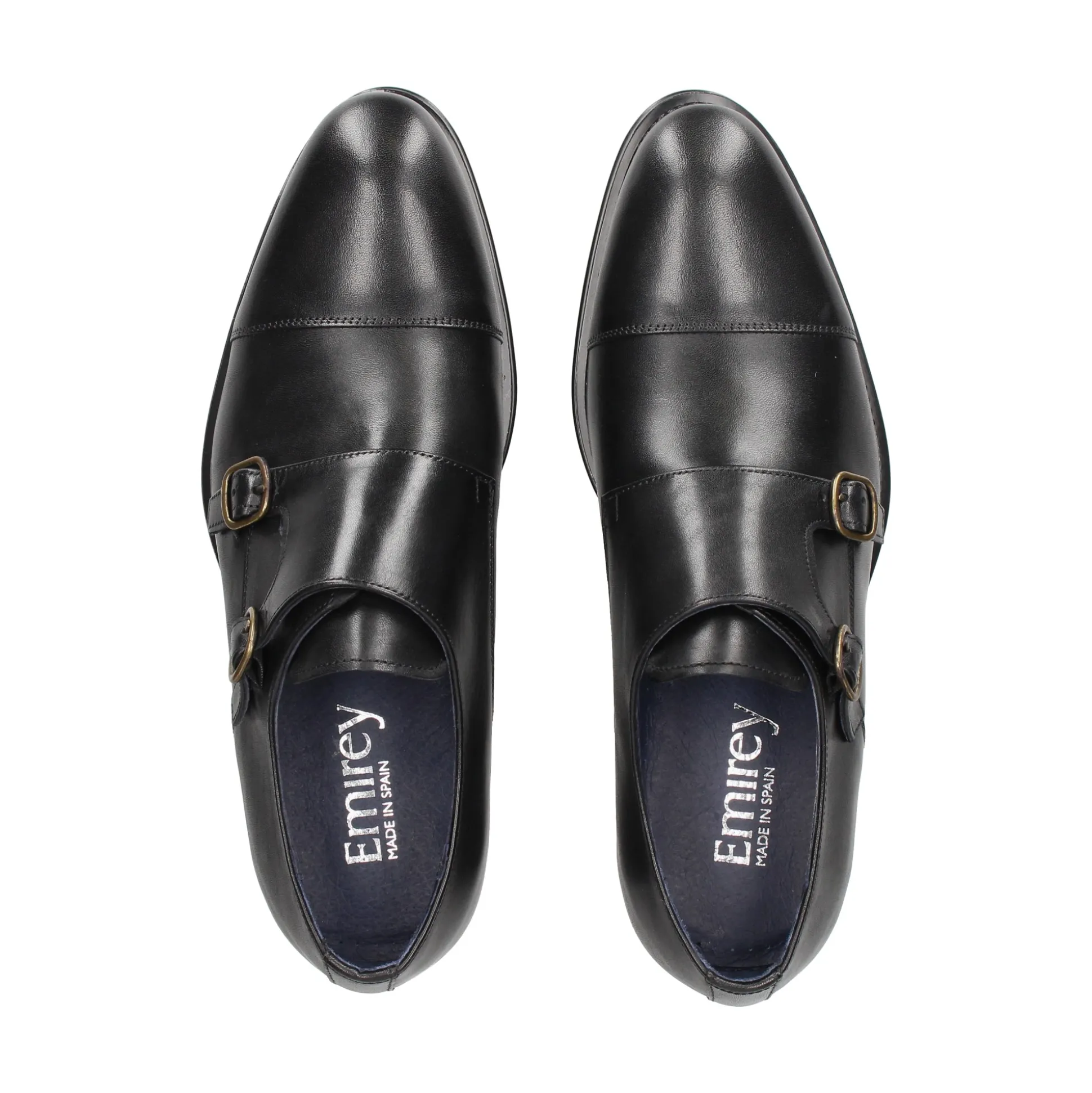 EMIREY Mocasines de Hombre E-500 NEGRO