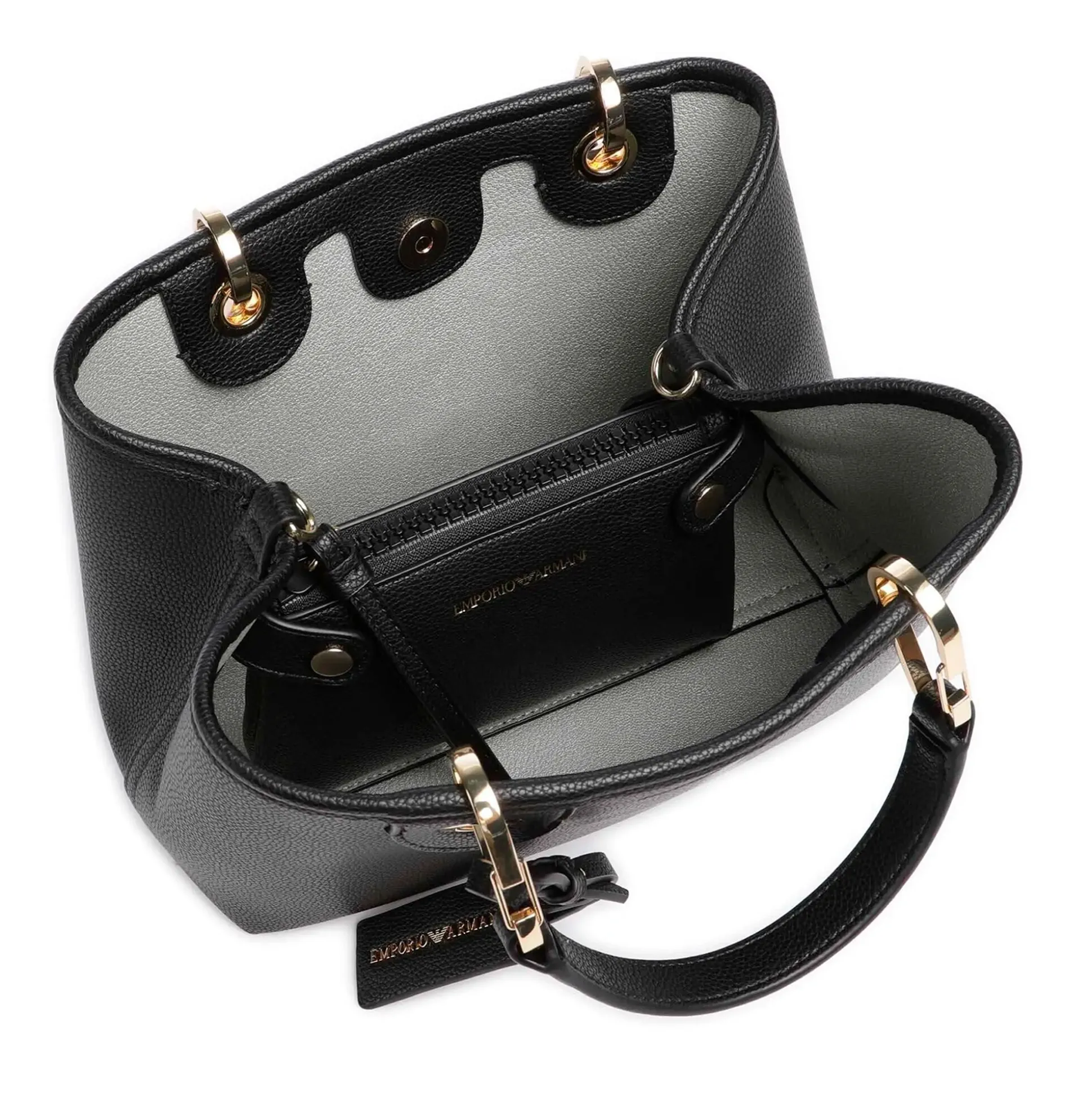 EMPORIO ARMANI Bolsos EW000382 MC032 NERO/SILV