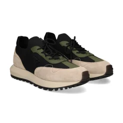 EMPORIO ARMANI Zapatillas de Hombre EM003739 M1013 BEIGE+BLA