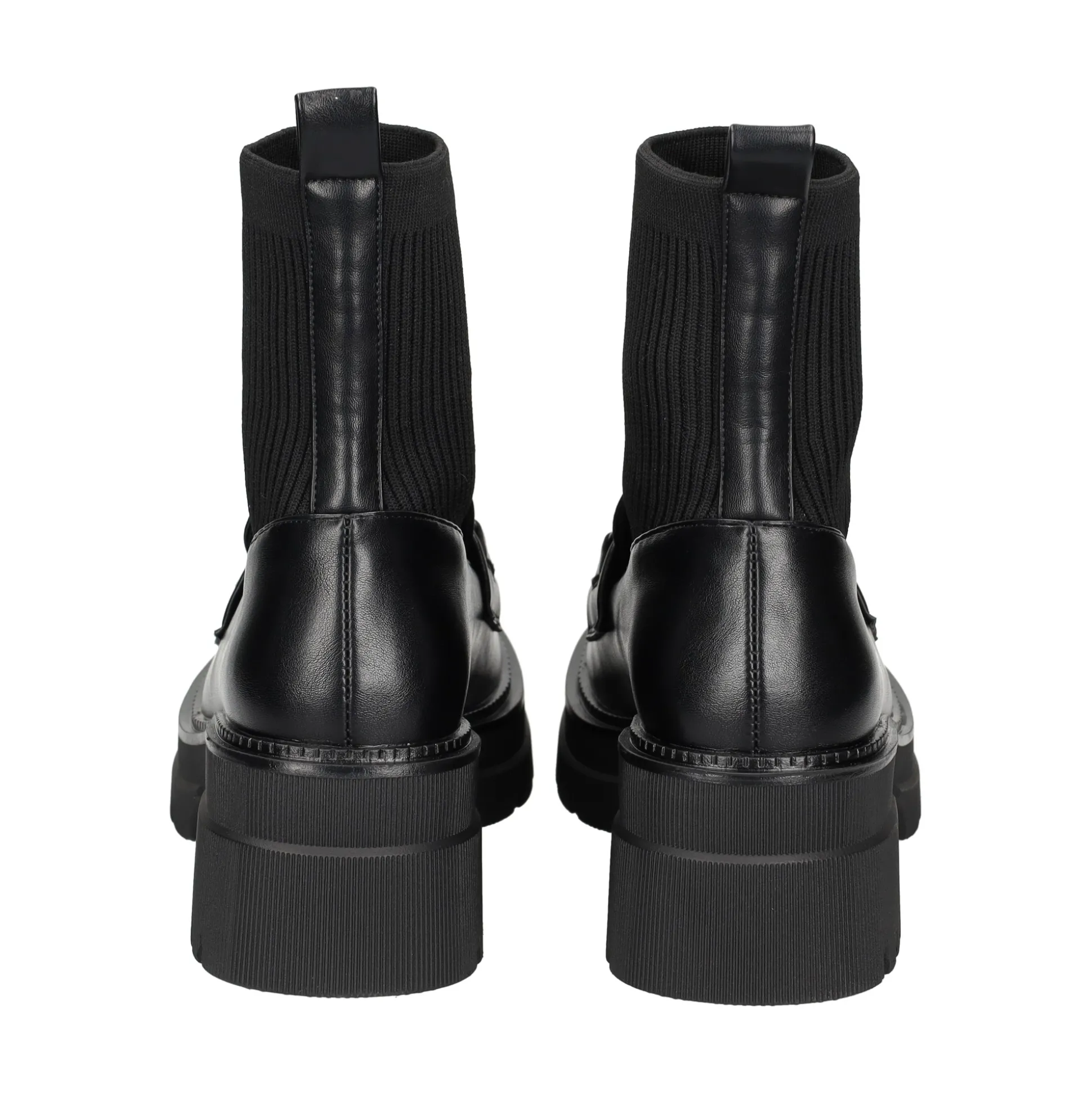 EXE Botines con tacón de Mujer B079-H227 NEGRO