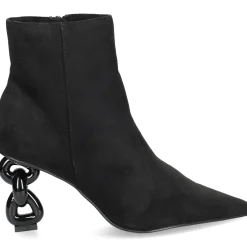 EXE Botines con tacón de Mujer SAMANTHA-810 NEGRO