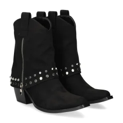 EXE Botines con tacón de Mujer 2153-2323 NEGRO