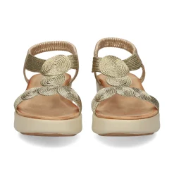 EXE Sandalias con plataforma de Mujer BZX23170-R3 ORO