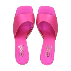 EXE Sandalias con tacón de Mujer LILIAN-160 604 FUCSIA
