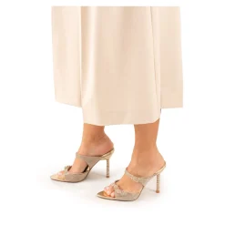 EXE Sandalias con tacón de Mujer JOY-700 ORO