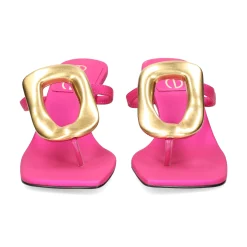 EXE Sandalias con tacón de Mujer SISSY-895 604 FUCSIA