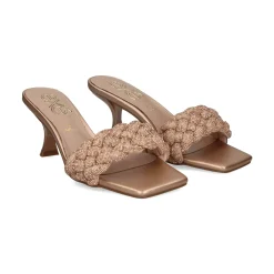 EXE Sandalias con tacón de Mujer JENIFER-040 PINK GOLD