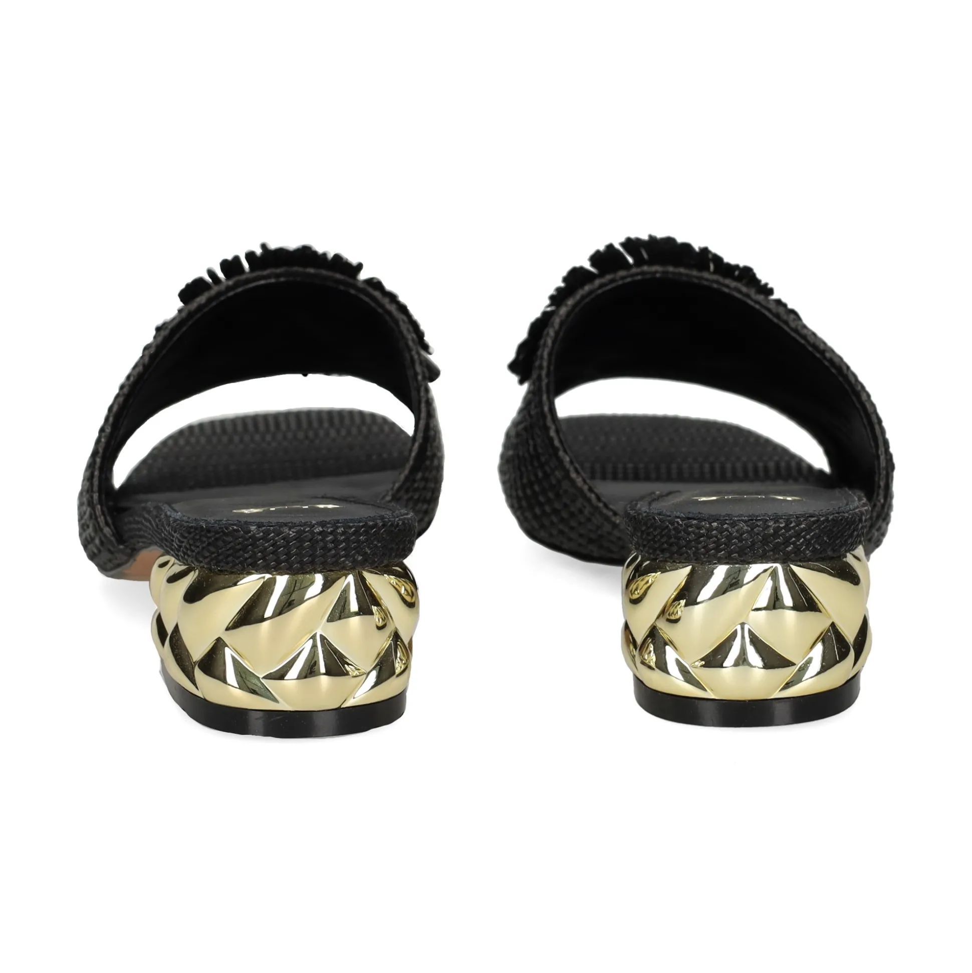 EXE Sandalias con tacón de Mujer KATY-424 NEGRO