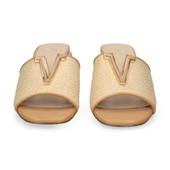 EXE Sandalias con tacón de Mujer CARMEN-160 BEIGE