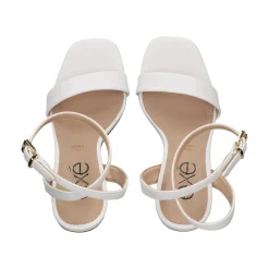EXE Sandalias cuña de Mujer ELYSIA-391 BLANCO