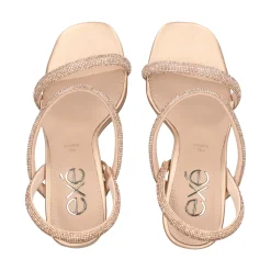 EXE Sandalias cuña de Mujer MAGGIE-834 PINK GOLD