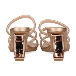 EXE Sandalias cuña de Mujer MAGGIE-822 PINK GOLD