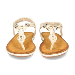 EXE Sandalias planas de Mujer F8043-0Y16 OFF WHITE