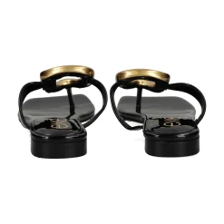 EXE Sandalias planas de Mujer STORM-268 NEGRO