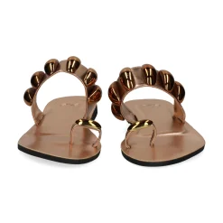 EXE Sandalias planas de Mujer NS-601 BRONCE