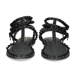 EXE Sandalias planas de Mujer VF239D-78 NEGRO