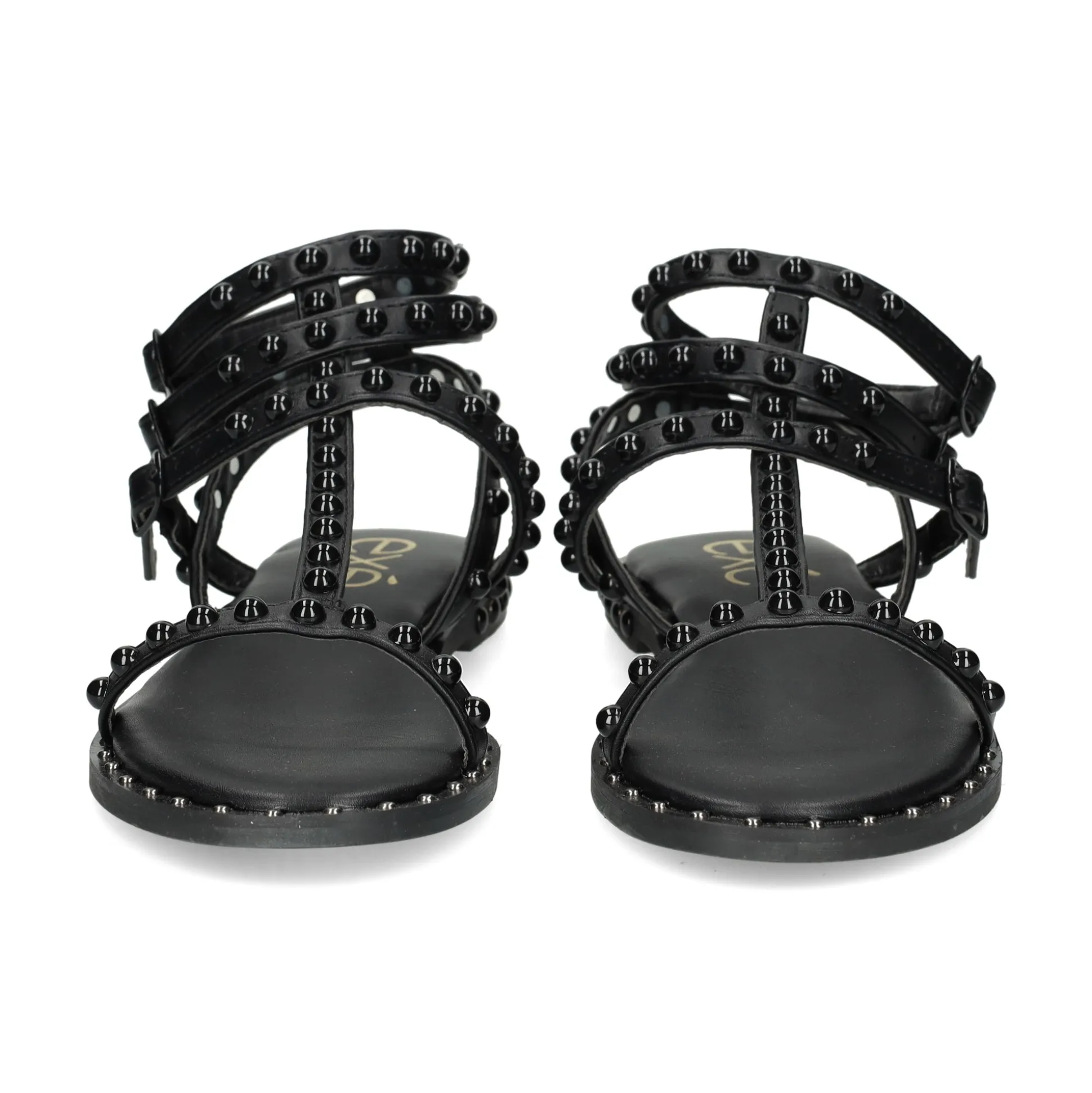 EXE Sandalias planas de Mujer VF239D-78 NEGRO