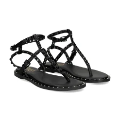 EXE Sandalias planas de Mujer VF239-82 NEGRO
