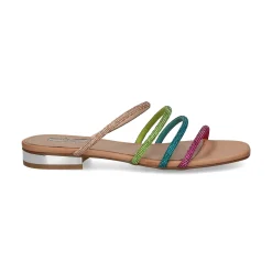 EXE Sandalias planas de Mujer AMELIA-669 MULTICOLOR