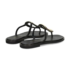 EXE Sandalias planas de Mujer 517 CHIOS NEGRO