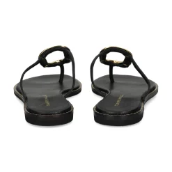 EXE Sandalias planas de Mujer 517 CHIOS NEGRO